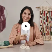 Макраме в технике эмбаллажа волокон