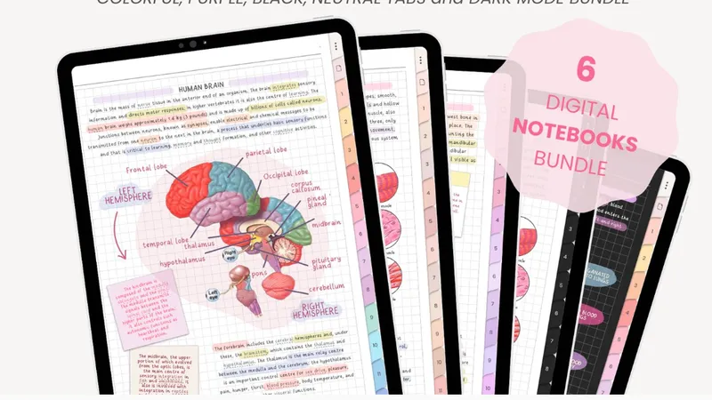 Набор цифровых блокнотов для Ipad GoodNotes or Notability