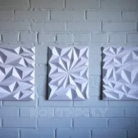 Скульптура из картона: Геометрические картины. Триптих