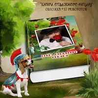 Шаблон для мальчика "Книга отважного рыцаря"