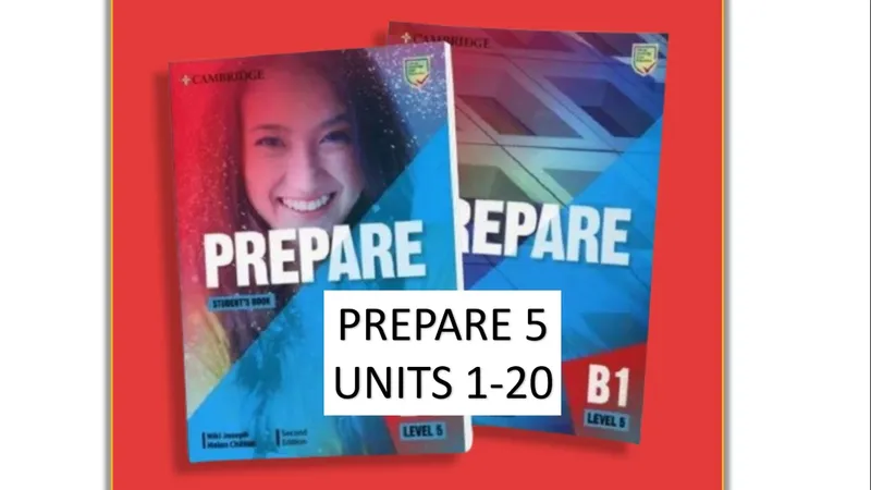 Prepare 5 комплект презентаций Units 1-20