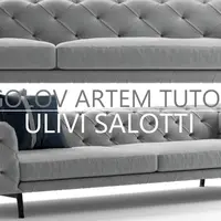 Моделирование дивана ULIVI SALOTTI daniel в 3d max и marvelous designer