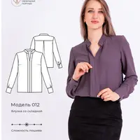 Блузка со складкой