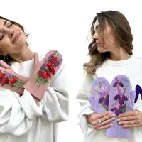 Варежки «Цветочные истории»