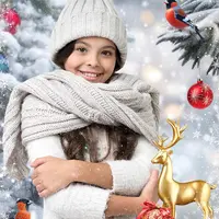 Зимние коллажи