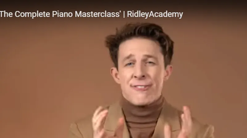 Полный Мастер-класс по игре на фортепиано. The complete piano masterclass