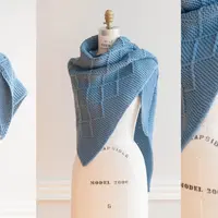 Шаль из толстой пряжи Meander