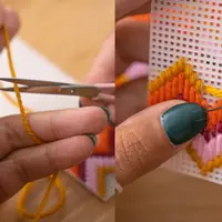 Флорентийская вышивка барджелло. Ретро-паттерны