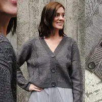 Укороченный кардиган Engravings