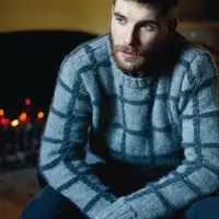 Вязание джемпера с квадратами Crockett, Pioneer