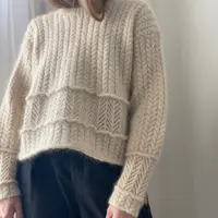 Свитер оверсайз с косами Sarang