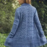 Длинный кардиган спицами Citadel с шалевым воротником