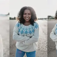 Пуловер с круглой кокеткой When snow falls