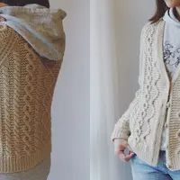 Кардиган с косами Cabled