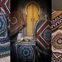 Вязаный крючком плед The Spice Market