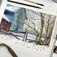 Акварель Alla Prima