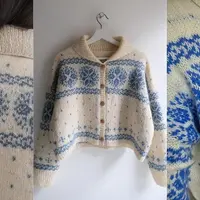 Жаккардовый кардиган Christstollen