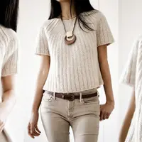 Топ из толстой пряжи Seashell