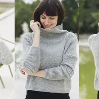 Женский свитер спицами Tuileries