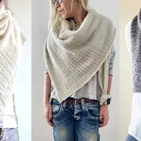 Шаль с косами Vaike