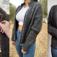 Бомбер на молнии Zip-up