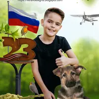 Набор коллажей к 23 февраля CU-481