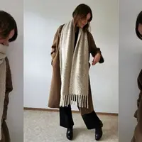 Шарф с вязаной бахромой Berlin