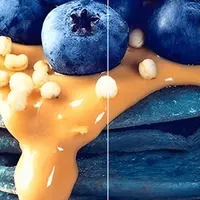 Панкейк с голубикой