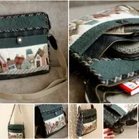 Сумочка в технике японского пэчворка