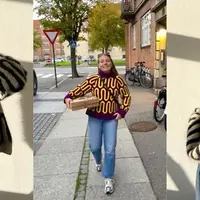 Жаккардовый свитер Wave Sweater