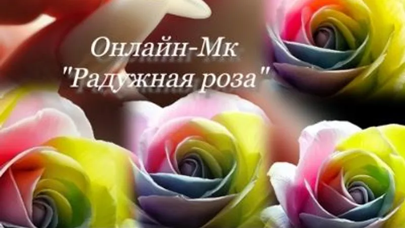 Радужная роза