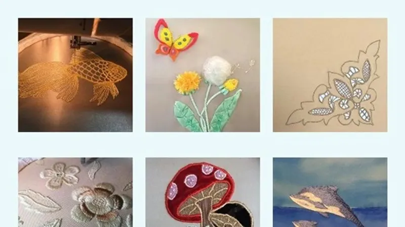 Полный курс машинной вышивки на обычной швейной машинке от А до Я