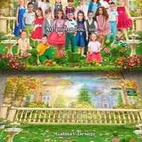 Постановочный коллаж Осенний парк