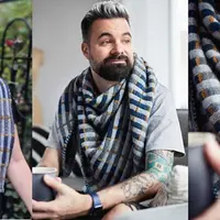 Шаль-платок спицами Opus