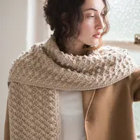 Роскошный шарф спицами Fjerde
