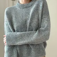 Меланжевый пуловер Melange