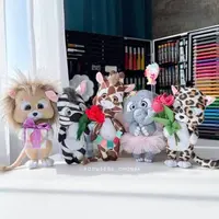 Праздничный сафари: животные Африки из фетра