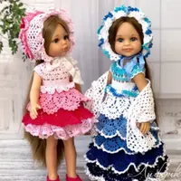 Одежда Малина крючком для кукол Паола Рейна