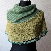 Вязание шали Carradal