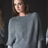 Пончо с ажурными косами Eastham