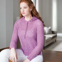 Джемпер сеткой Eyelet Raglan Hoodie