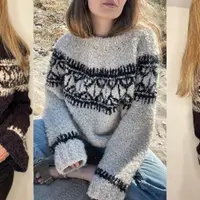 Вязаный свитер букле Beeo Sweater