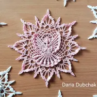 Снежинка с ангелочком