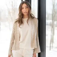 Летний кардиган спицами Stiger