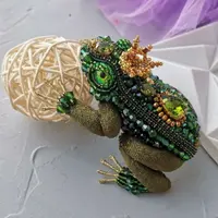 Брошь Принцесса лягушка