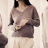 Комфортный пуловер реглан Basic-V