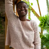 Вязаный пуловер оверсайз Yoki