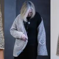 Кардиган спицами Twice