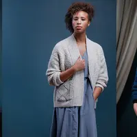 Кардиган рельефным узором Watermark