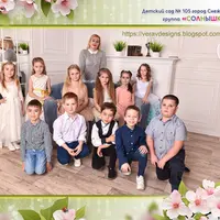 Набор CU-510. Рамка под общее фото для детского сада